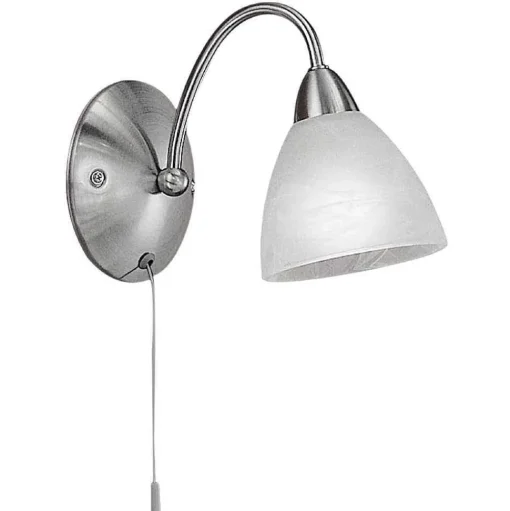 Applique Murale Eglo Pasto Nickel Mat, 1 Lumiere