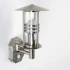 Applique Murale Forli Acier Inoxydable, 1 Lumiere, Detecteur De Mouvement