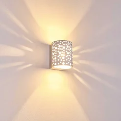 Applique Murale Glenden Blanc, 1 Lumiere