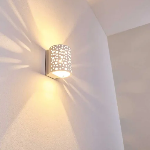 Applique Murale Glenden Blanc, 1 Lumiere