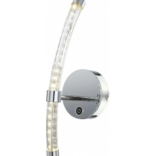 Applique Murale Globo Hyperion Chrome, 1 Lumiere