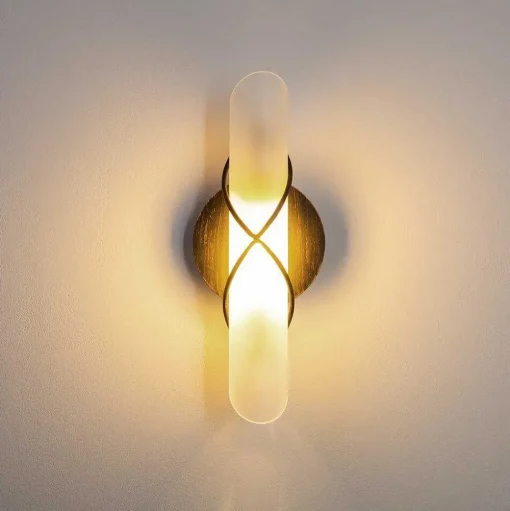 Applique Murale Globo Rania Acier Inoxydable, Noir, Blanc, 1 Lumiere
