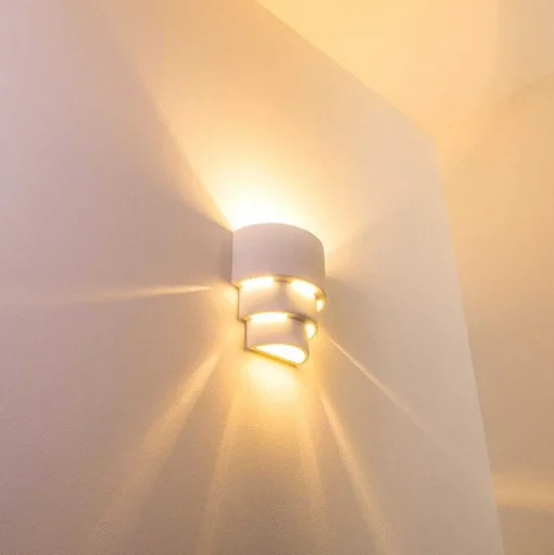 Applique Murale Karatschi Blanc, 1 Lumiere