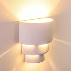 Applique Murale Karatschi Blanc, 1 Lumiere