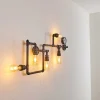 Applique Murale Kolyma Noir Dore, 5 Lumieres