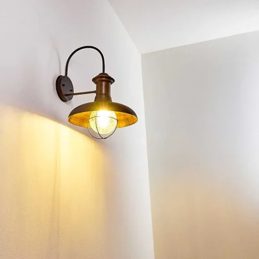 Applique Murale Lappo Rouille, 1 Lumiere