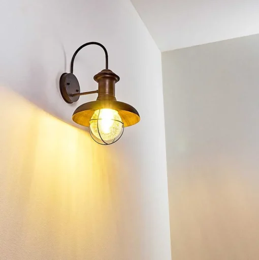 Applique Murale Lappo Rouille, 1 Lumiere