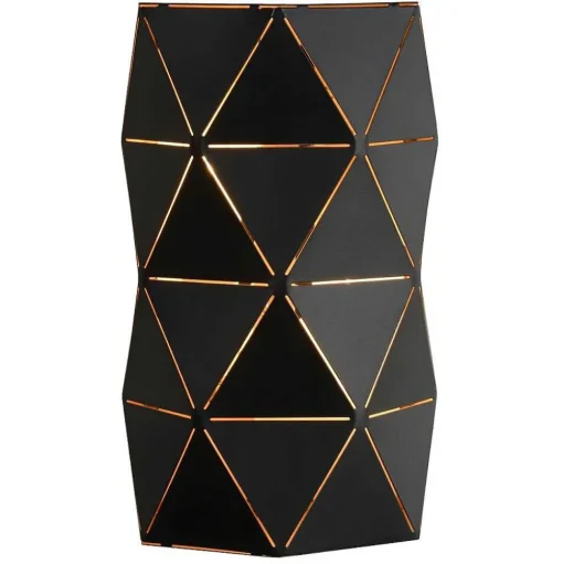 Applique Murale Lucide Otona Noir, 2 Lumieres