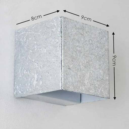 Applique Murale Olbia Led Argente, 1 Lumiere