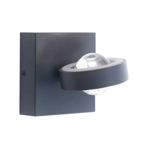 Applique Murale Paul Neuhaus Q-Mia Led Anthracite, 2 Lumieres, Telecommandes