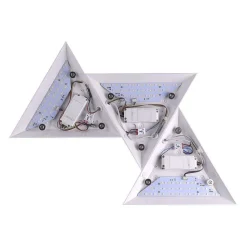 Applique Murale Paul Neuhaus Neuhaus Q-Tetra Satellit Led Nickel Mat, 1 Lumiere, Telecommandes