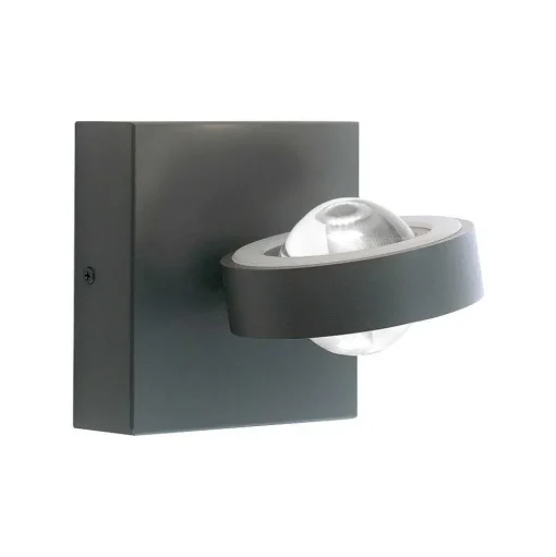 Applique Murale Paul Neuhaus Q-Mia Led Anthracite, 2 Lumieres, Telecommandes
