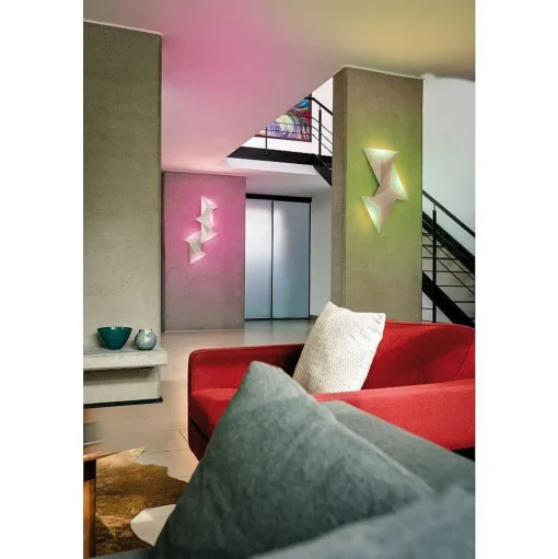 Applique Murale Paul Neuhaus Neuhaus Q-Tetra Satellit Led Nickel Mat, 1 Lumiere, Telecommandes