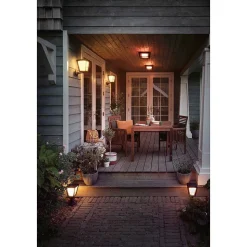 Applique Murale Philips Hue Ambiance White & Color Econic Led Noir, 1 Lumiere, Changeur De Couleurs