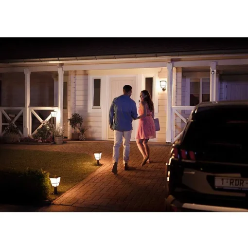 Applique Murale Philips Hue Ambiance White & Color Econic Led Noir, 1 Lumiere, Changeur De Couleurs