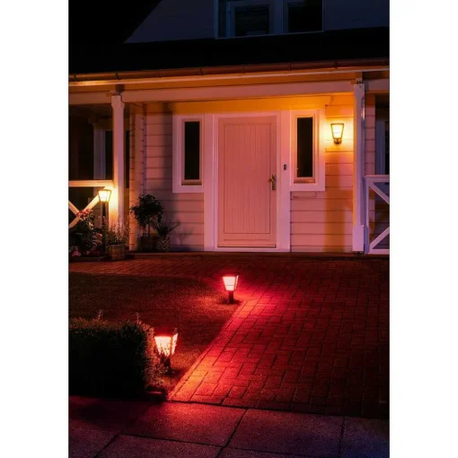 Applique Murale Philips Hue Ambiance White & Color Econic Led Noir, 1 Lumiere, Changeur De Couleurs