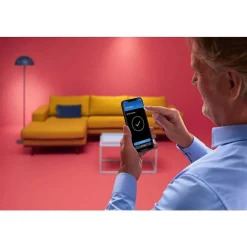 Applique Murale Philips Wiz Up&Down Led Noir, 2 Lumieres, Changeur De Couleurs