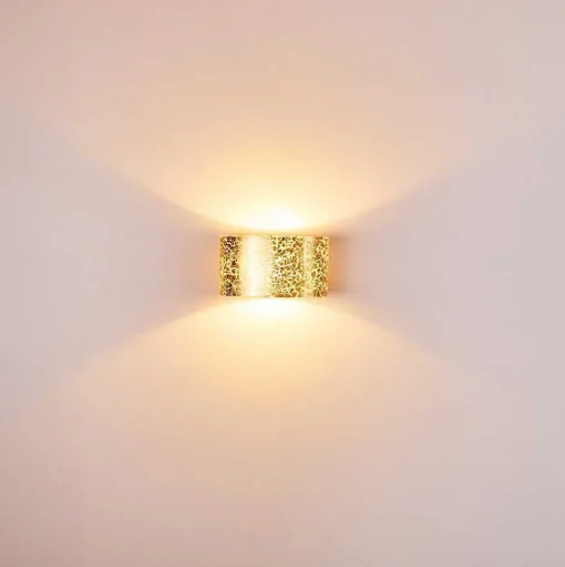 Applique Murale Rapar Chrome, Or, 1 Lumiere