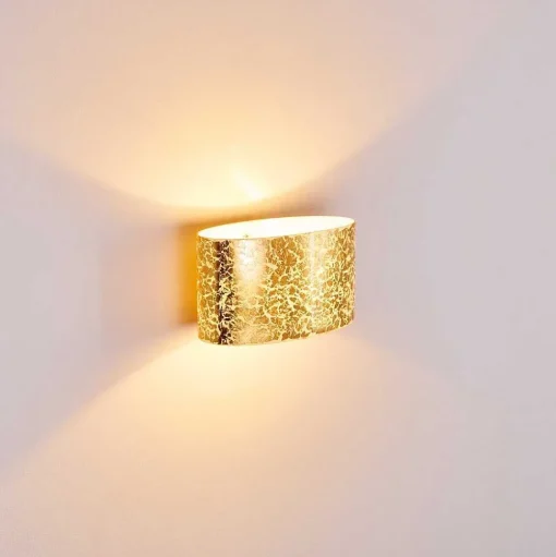 Applique Murale Rapar Chrome, Or, 1 Lumiere