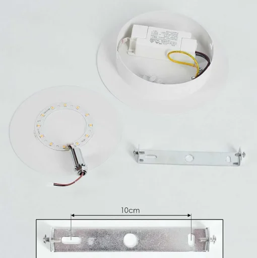 Applique Murale Sanguedo Led Chrome, Blanc, 1 Lumiere