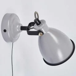 Applique Murale Selki Gris, Noir, 1 Lumiere