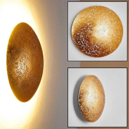Applique Murale Tandil Led Or, 1 Lumiere