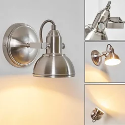 Applique Murale Tina Nickel Mat, 1 Lumiere