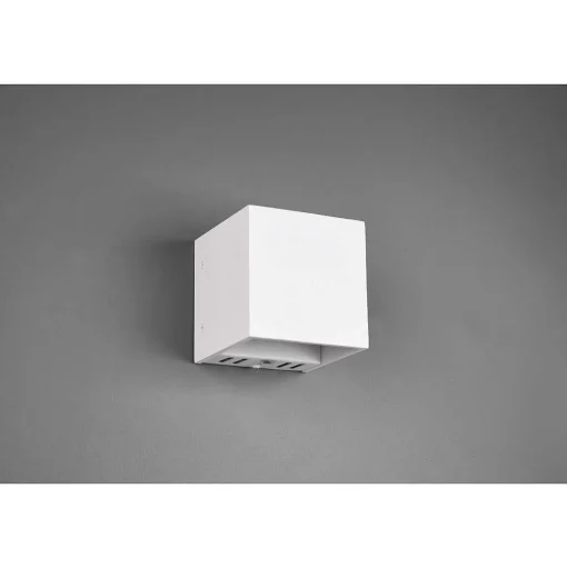 Applique Murale Trio Figo Led Blanc, 1 Lumiere, Telecommandes, Changeur De Couleurs