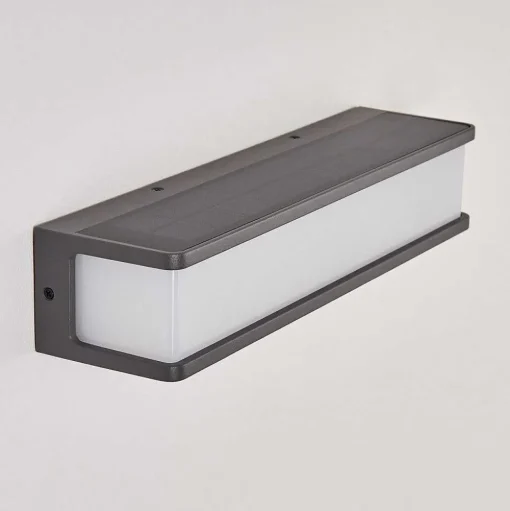 Applique Solaire Burseryd Led Anthracite, 1 Lumiere, Detecteur De Mouvement