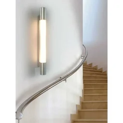 Ariane Tecnolumen Applique Murale Acier Inoxydable, 2 Lumieres