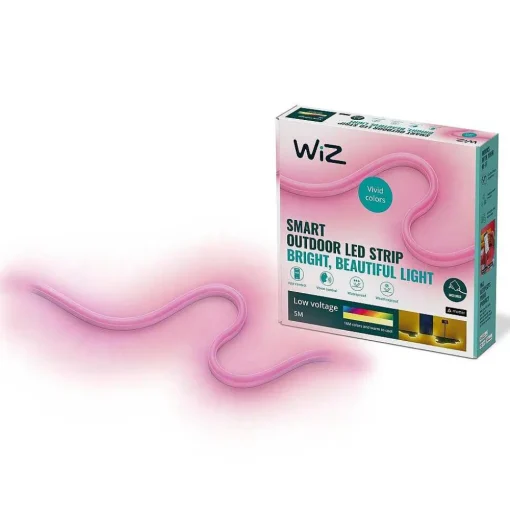 Bande Led Philips Wiz White&Color Blanc, 1 Lumiere, Changeur De Couleurs