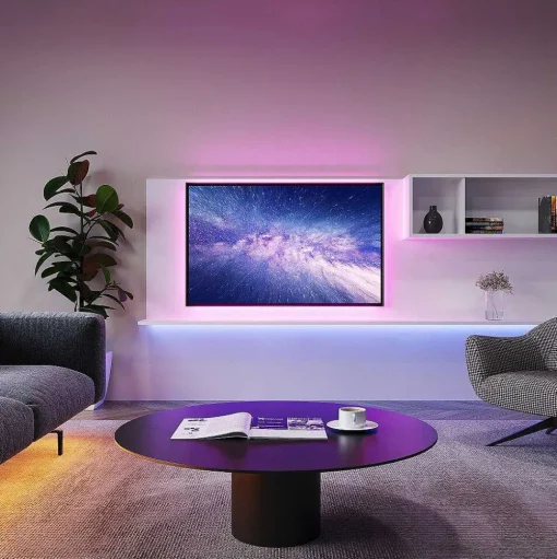 Bande Led Reality Racer Noir, 1 Lumiere, Telecommandes, Changeur De Couleurs
