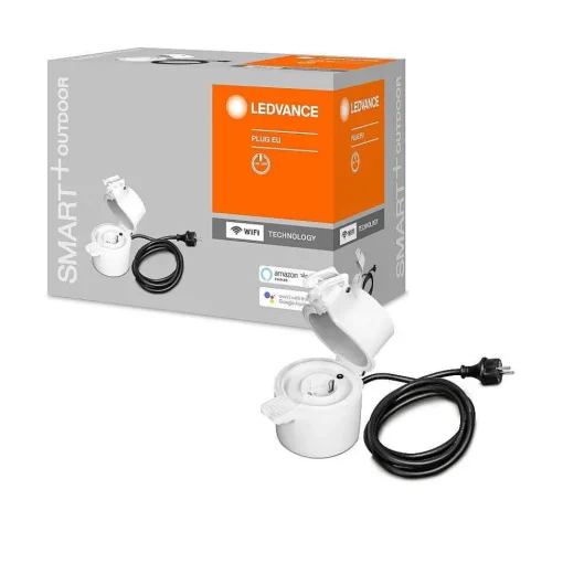 Bloc De Prises Électriques D'Exterieur Ledvance Smart+ Blanc