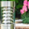 Borne D'Éclairage Dakar Acier Inoxydable, 1 Lumiere, Detecteur De Mouvement