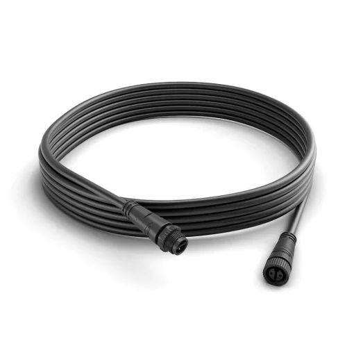 Borne D'Éclairage, Kit D'Extension Philips Hue Ambiance White & Color Impress Led Noir, 1 Lumiere, Changeur De Couleurs