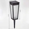 Borne Lumineuse Begg Led Noir, 1 Lumiere, Detecteur De Mouvement, Changeur De Couleurs