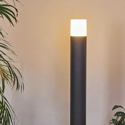 Borne Lumineuse Buhrkall Anthracite, 1 Lumiere