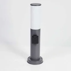 Borne Lumineuse Caserta Anthracite, 1 Lumiere