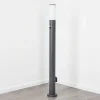 Borne Lumineuse Caserta Anthracite, 1 Lumiere, Detecteur De Mouvement