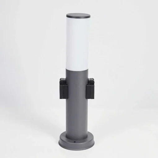 Borne Lumineuse Caserta Anthracite, 1 Lumiere