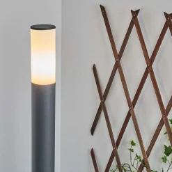 Borne Lumineuse Caserta Anthracite, 1 Lumiere