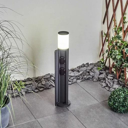 Borne Lumineuse Home Led Anthracite, 1 Lumiere