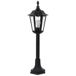 Borne Lumineuse Ks Verlichting Ancona Noir, 1 Lumiere