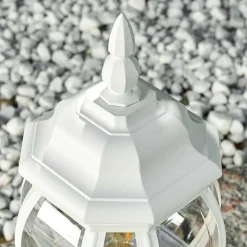 Borne Lumineuse Lentua Blanc, 1 Lumiere