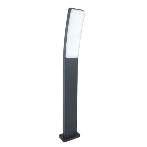 Borne Lumineuse Lutec Kira Led Anthracite, 1 Lumiere
