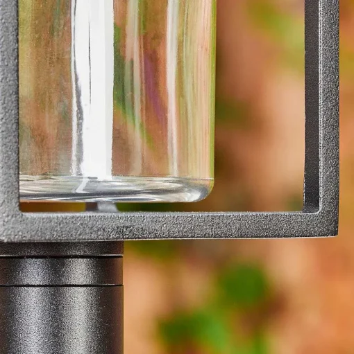 Borne Lumineuse Palanga Led Noir, 1 Lumiere