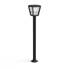 Borne Lumineuse Philips Hue Ambiance White & Color Econic Led Noir, 1 Lumiere, Changeur De Couleurs