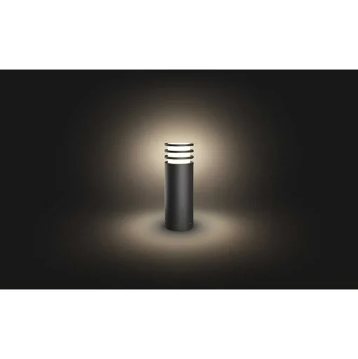 Borne Lumineuse Philips Hue White Lucca Led Anthracite, 1 Lumiere