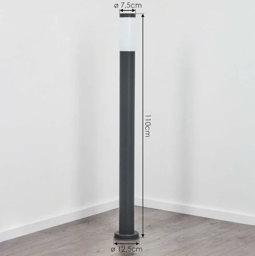 Borne Lumineuse Sessa Anthracite, 1 Lumiere