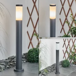 Borne Lumineuse Sessa Anthracite, 1 Lumiere